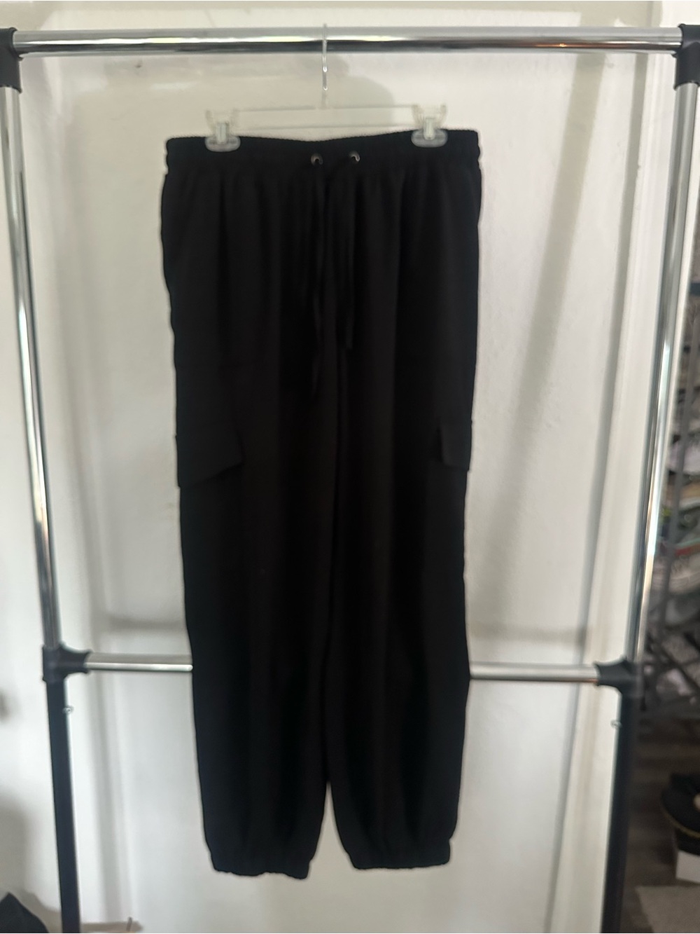 Maurices Black Cargo Joggers